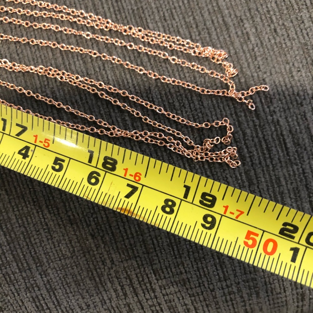 Rose Gold Colored Beadwork Statement Necklace. - image 5